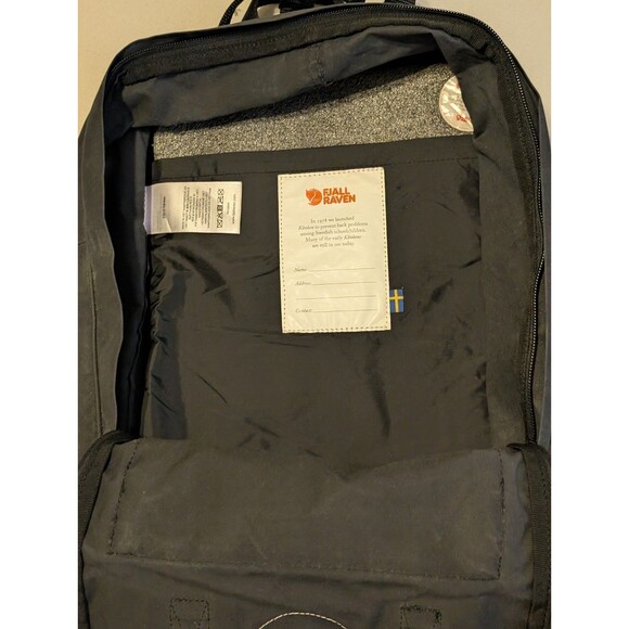 Fjallraven Kanken Mini Classic Backpack Black Small Book Bag 23510 School - Picture 4 of 8